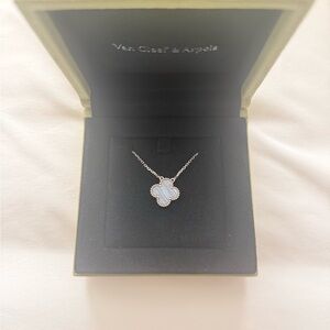 Van Cleef & Arpels Vintage Alhambra Chalcedony Necklace